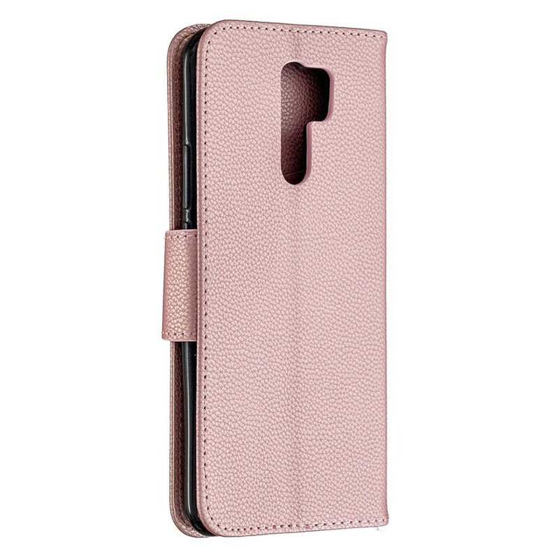 Housse Xiaomi Redmi 9 Litchi Rabat Oblique