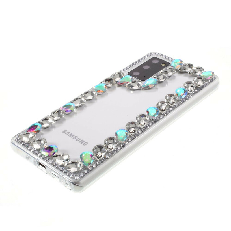 Coque Samsung Galaxy Note 20 Contour Strass 