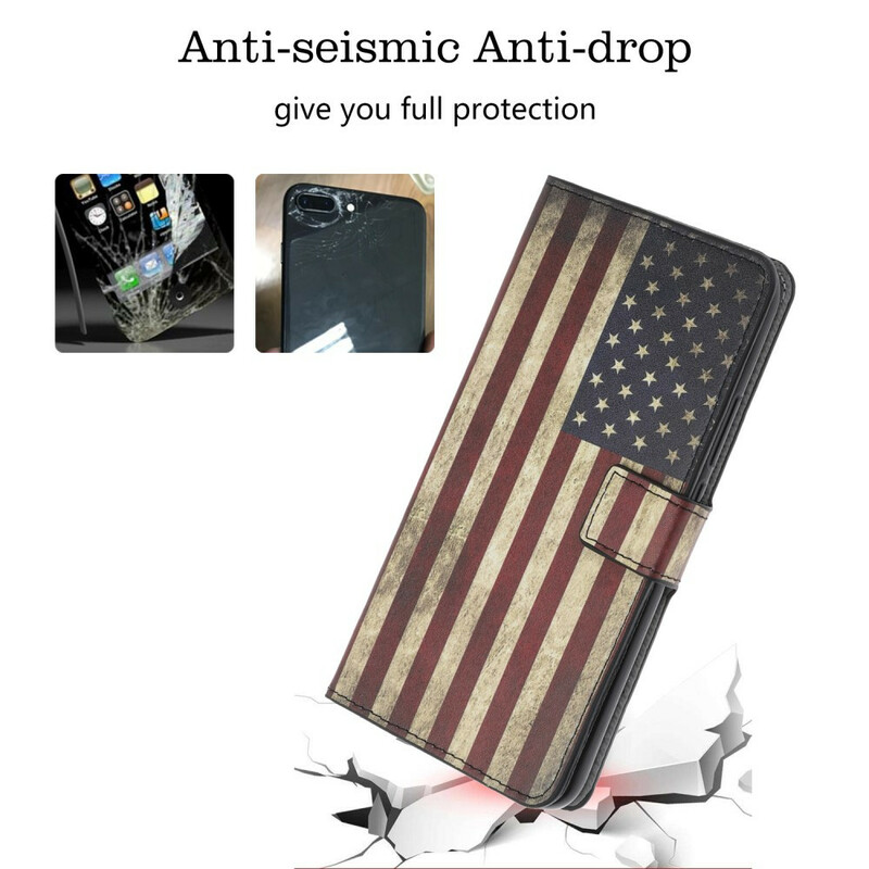 Housse iPhone 12 Drapeau USA Housse iPhone 12 Drapeau USA