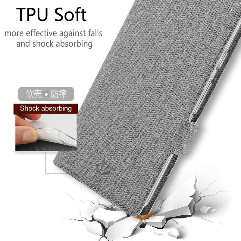 Flip Cover Samsung Galaxy Note 20 Texturée VILI DMX