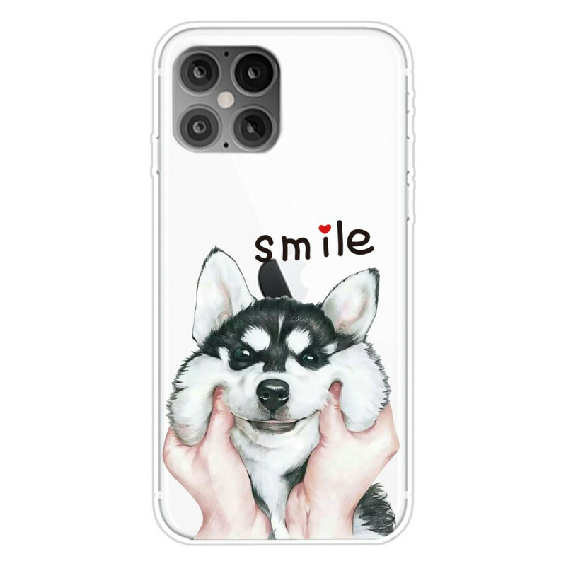 Coque iPhone 12 Smile Dog