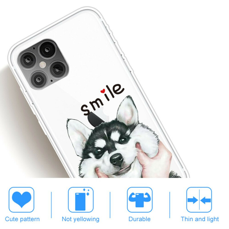 Coque iPhone 12 Smile Dog