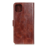Housse iPhone 12 Brillante et Coutures Apparentes Housse iPhone 12 Brillante et Coutures Apparentes
