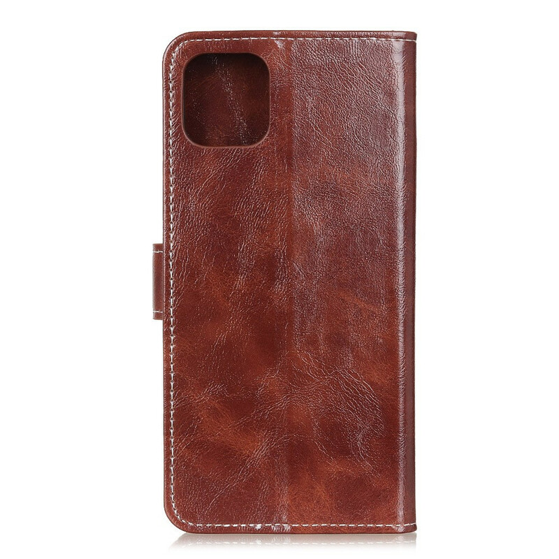 Housse iPhone 12 Brillante et Coutures Apparentes Housse iPhone 12 Brillante et Coutures Apparentes