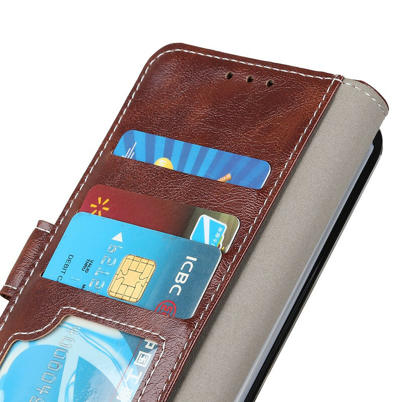 Housse iPhone 12 Brillante et Coutures Apparentes Housse iPhone 12 Brillante et Coutures Apparentes