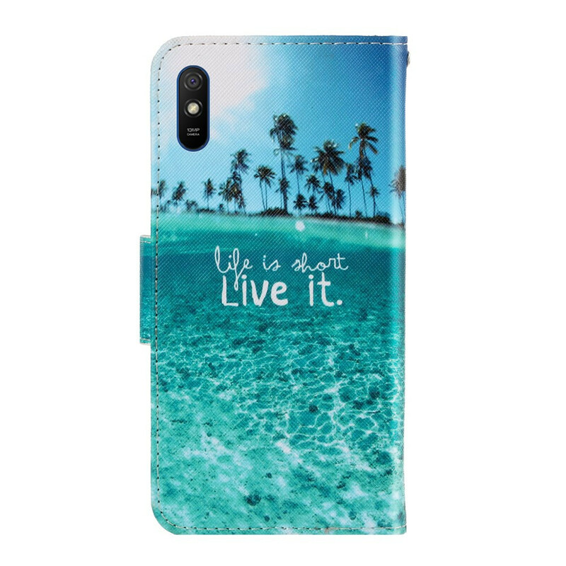 Housse Xiaomi Redmi 9A Live It à Lanière Housse Xiaomi Redmi 9A Live It à Lanière