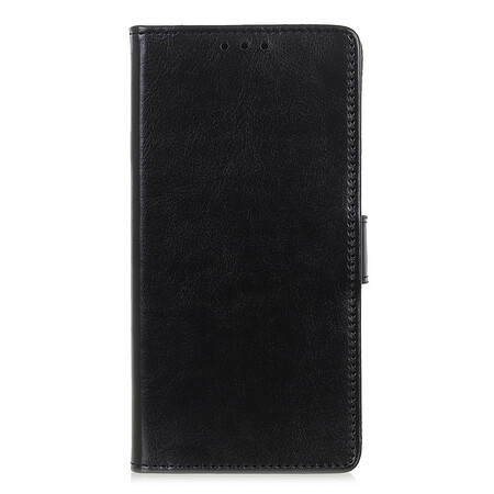 Housse iPhone 12 Effet Cuir Brillant Simple