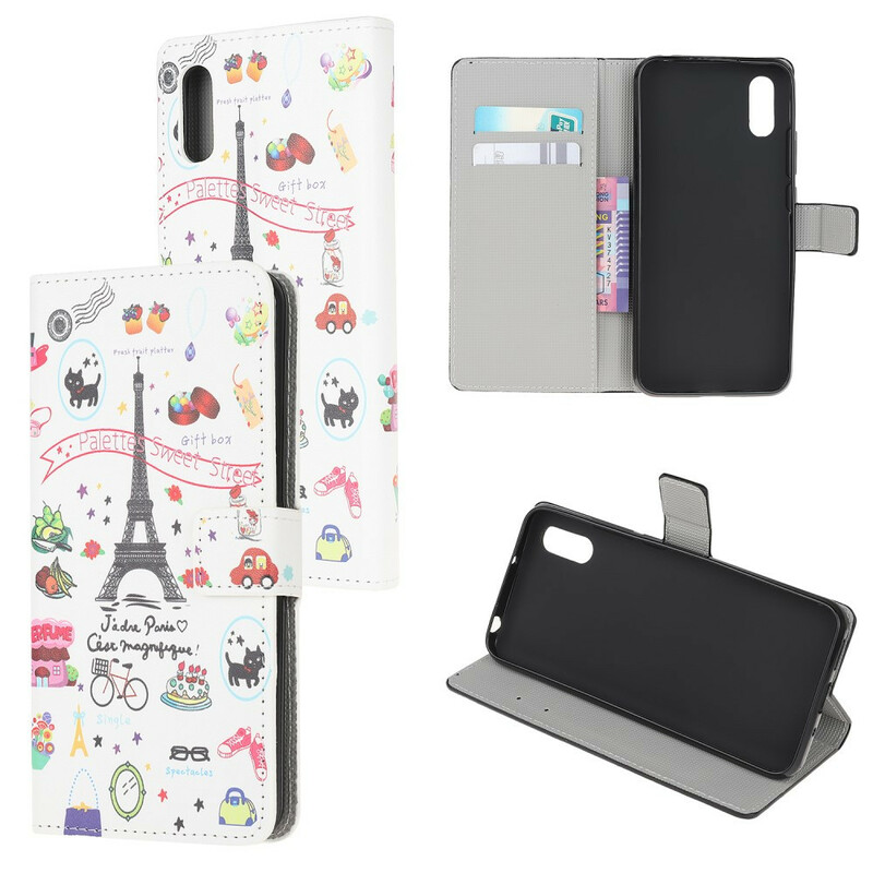 Housse Xiaomi Redmi 9A J'adore Paris