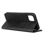 Flip Cover iPhone 12 Cuir Fendu Mat Flip Cover iPhone 12 Cuir Fendu Mat