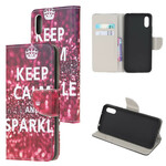 Housse Xiaomi Redmi 9A Keep Calm and Sparkle Housse Xiaomi Redmi 9A Keep Calm and Sparkle