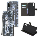 Housse Xiaomi Redmi 9A Léopard à Lanière Housse Xiaomi Redmi 9A Léopard à Lanière