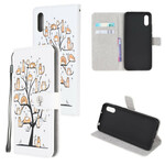 Housse Xiaomi Redmi 9A Funky Cats à Lanière Housse Xiaomi Redmi 9A Funky Cats à Lanière