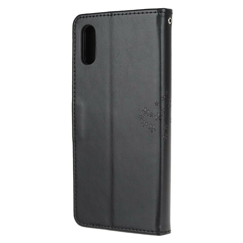 Housse Xiaomi Redmi 9A Arbre et Hiboux à Lanière Housse Xiaomi Redmi 9A Arbre et Hiboux à Lanière