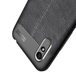 Coque Xiaomi Redmi 9A Effet Cuir Litchi Double Line Coque Xiaomi Redmi 9A Effet Cuir Litchi Double Line
