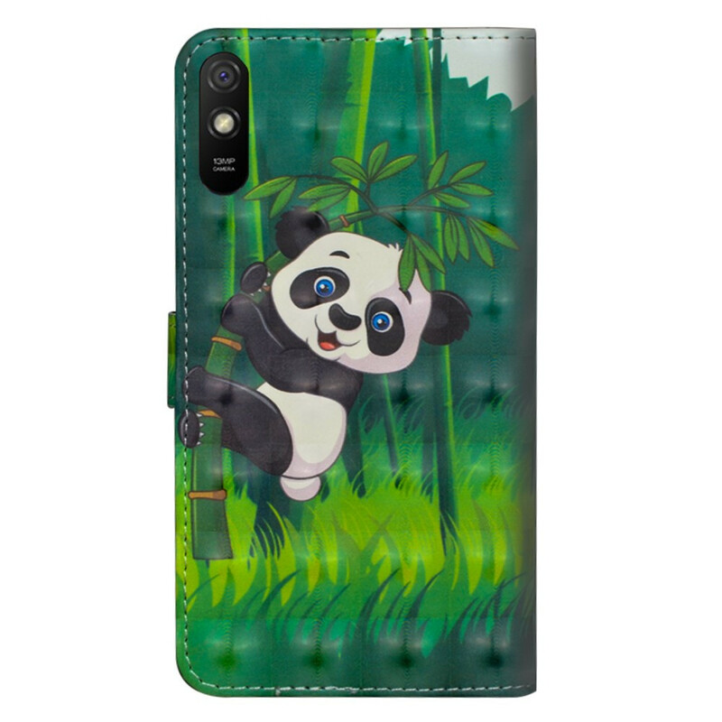 Housse Xiaomi Redmi 9A Panda et Bambou Housse Xiaomi Redmi 9A Panda et Bambou