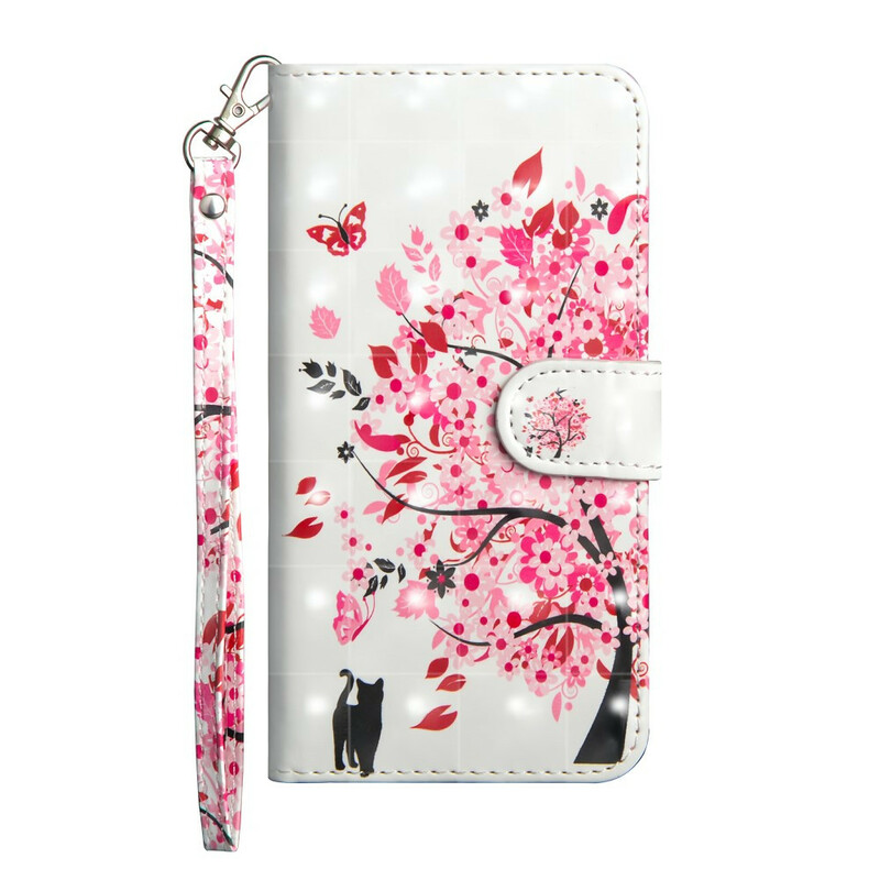 Housse Xiaomi Redmi 9A Arbre Rose