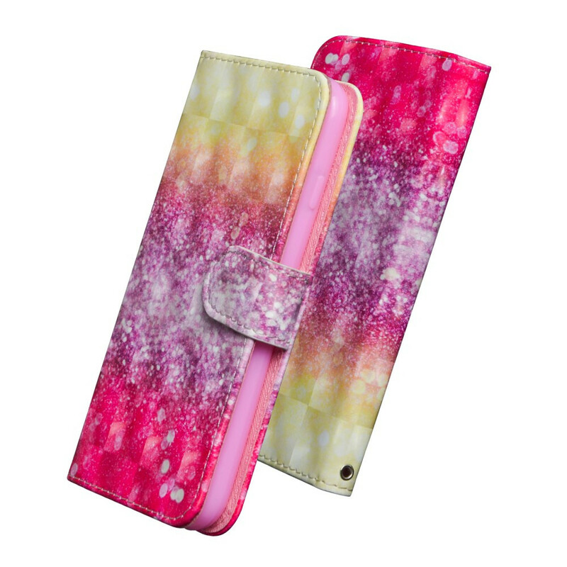 Housse Xiaomi Redmi 9A Dégradé Paillettes Magenta Housse Xiaomi Redmi 9A Dégradé Paillettes Magenta
