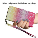 Housse Xiaomi Redmi 9A Dégradé Paillettes Magenta Housse Xiaomi Redmi 9A Dégradé Paillettes Magenta