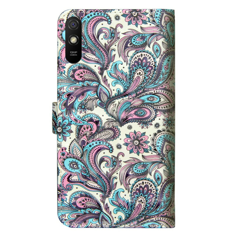 Housse Xiaomi Redmi 9A Fleurs Motifs