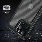 Coque iPhone 12 Transparente Texture Fibre Carbone Coque iPhone 12 Transparente Texture Fibre Carbone