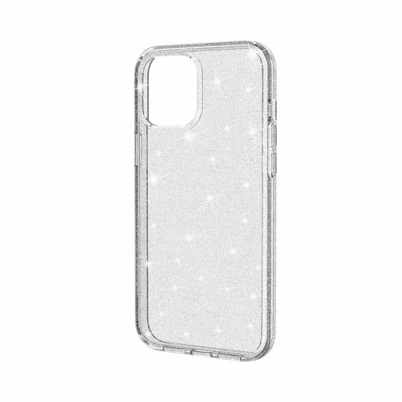Coque iPhone 12 Transparente Paillettes Coque iPhone 12 Transparente Paillettes