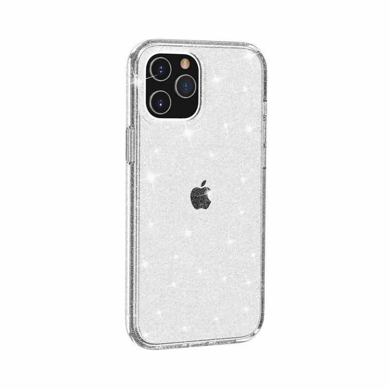 Coque iPhone 12 Transparente Paillettes Coque iPhone 12 Transparente Paillettes