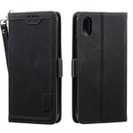 Housse Xaiomi Redmi 9A Simili Cuir Bicolore Contours Renforcés Housse Xaiomi Redmi 9A Simili Cuir Bicolore Contours Renforcés