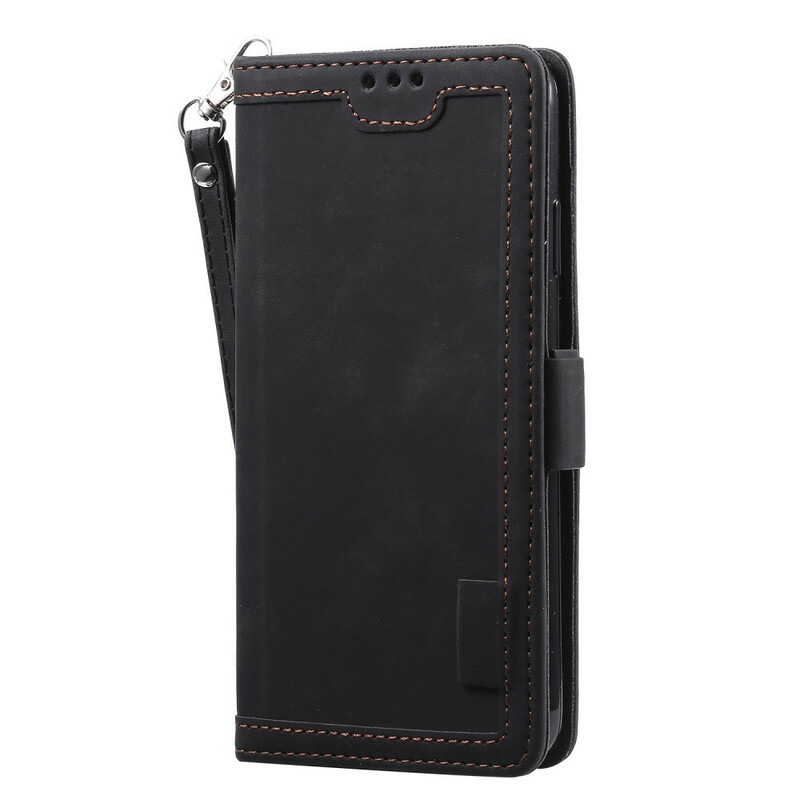 Housse Xaiomi Redmi 9A Simili Cuir Bicolore Contours Renforcés Housse Xaiomi Redmi 9A Simili Cuir Bicolore Contours Renforcés