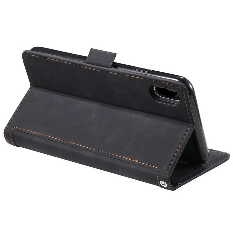 Housse Xaiomi Redmi 9A Simili Cuir Bicolore Contours Renforcés Housse Xaiomi Redmi 9A Simili Cuir Bicolore Contours Renforcés