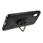 Coque Xiaomi Redmi 9A Ring Style Fibre Carbone Coque Xiaomi Redmi 9A Ring Style Fibre Carbone