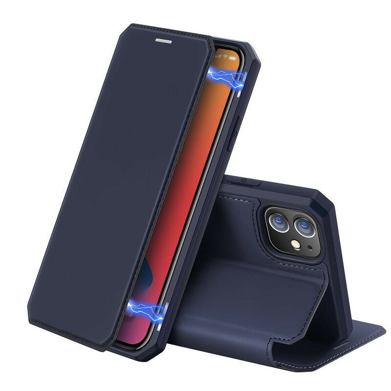 Flip Cover iPhone 12 Skin X Series DUX DUCIS Flip Cover iPhone 12 Skin X Series DUX DUCIS