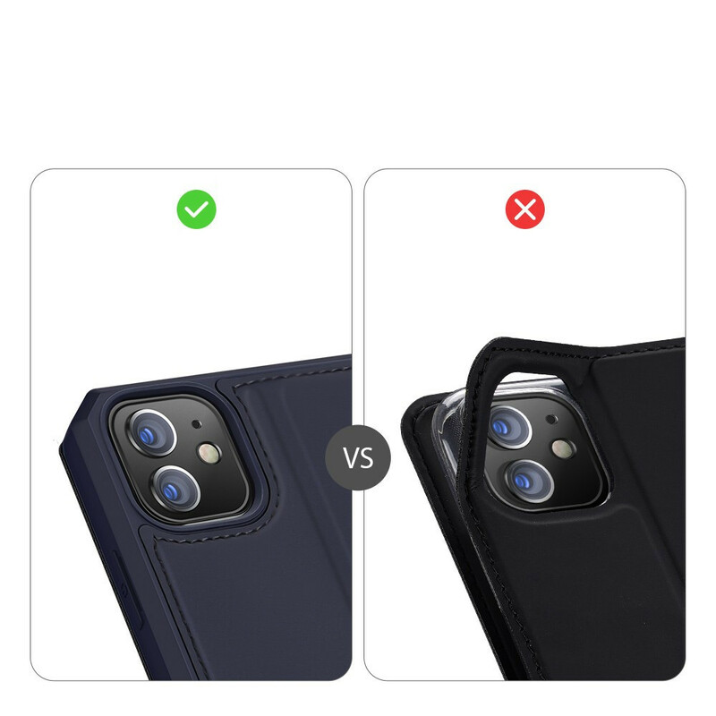 Flip Cover iPhone 12 Skin X Series DUX DUCIS Flip Cover iPhone 12 Skin X Series DUX DUCIS