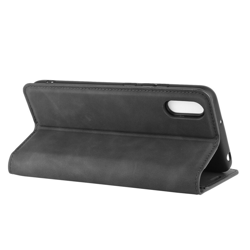Flip Cover Xiaomi Redmi 9A Effet Cuir Douceur Flip Cover Xiaomi Redmi 9A Effet Cuir Douceur