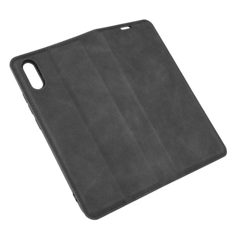 Flip Cover Xiaomi Redmi 9A Effet Cuir Douceur Flip Cover Xiaomi Redmi 9A Effet Cuir Douceur