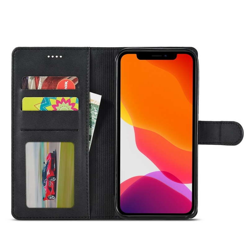 Housse iPhone 12 LC.IMEEKE Effet Cuir Housse iPhone 12 LC.IMEEKE Effet Cuir