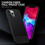Coque iPhone 12 IPAKY Fibre Carbone Coque iPhone 12 IPAKY Fibre Carbone