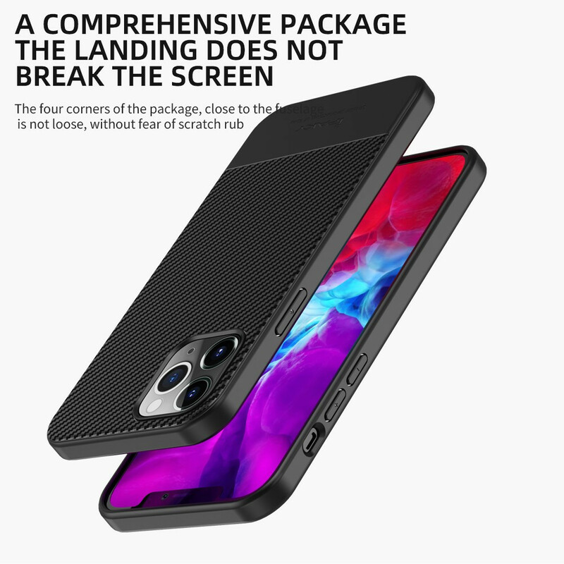 Coque iPhone 12 IPAKY Fibre Carbone Coque iPhone 12 IPAKY Fibre Carbone