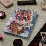 Housse iPad Air 10.5" (201) Mignon Tigre