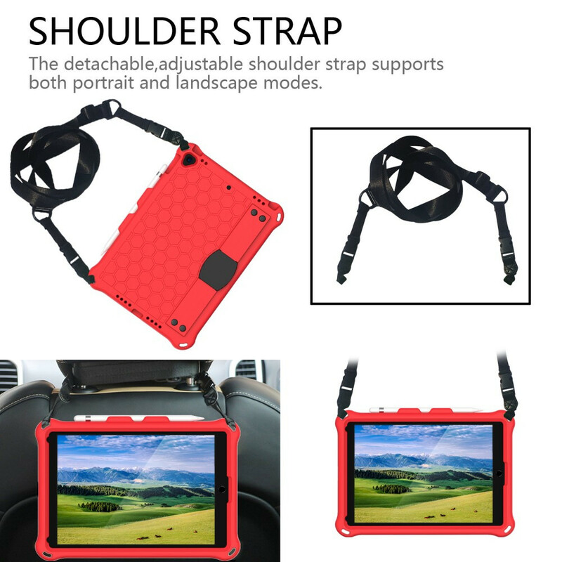 Coque iPad Air 10.5" (2019) / iPad Pro 10.5 pouces EVA avec Sangle-Support Coque iPad Air 10.5" (2019) / iPad Pro 10.5 pouces EVA avec Sangle-Support