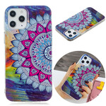 Coque iPhone 12 Pro Max Mandala Coloré Fluorescente Coque iPhone 12 Pro Max Mandala Coloré Fluorescente