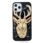Coque iPhone 12 Pro Max Cerf Majestueux Fluorescente Coque iPhone 12 Pro Max Cerf Majestueux Fluorescente