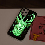 Coque iPhone 12 Pro Max Cerf Majestueux Fluorescente Coque iPhone 12 Pro Max Cerf Majestueux Fluorescente