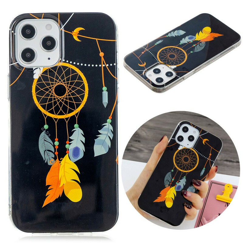 Coque iPhone 12 Pro Max Attrape Rêves Unique Fluorescente Coque iPhone 12 Pro Max Attrape Rêves Unique Fluorescente