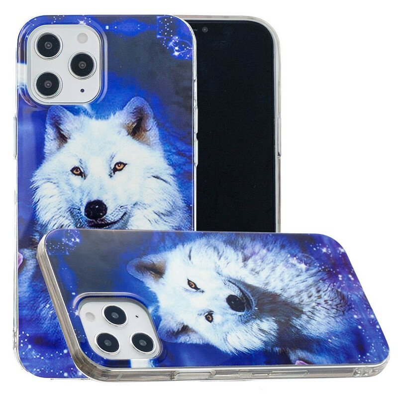 Coque iPhone 12 Pro Max Série Loup Fluorescente Coque iPhone 12 Pro Max Série Loup Fluorescente