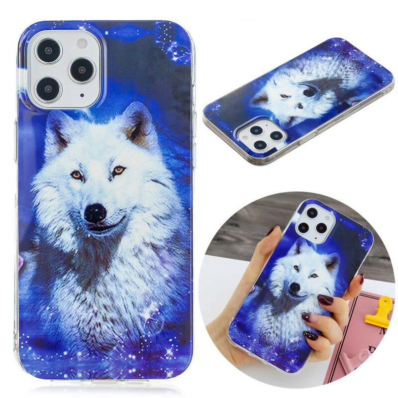 Coque iPhone 12 Pro Max Série Loup Fluorescente Coque iPhone 12 Pro Max Série Loup Fluorescente