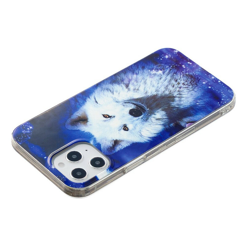 Coque iPhone 12 Pro Max Série Loup Fluorescente Coque iPhone 12 Pro Max Série Loup Fluorescente