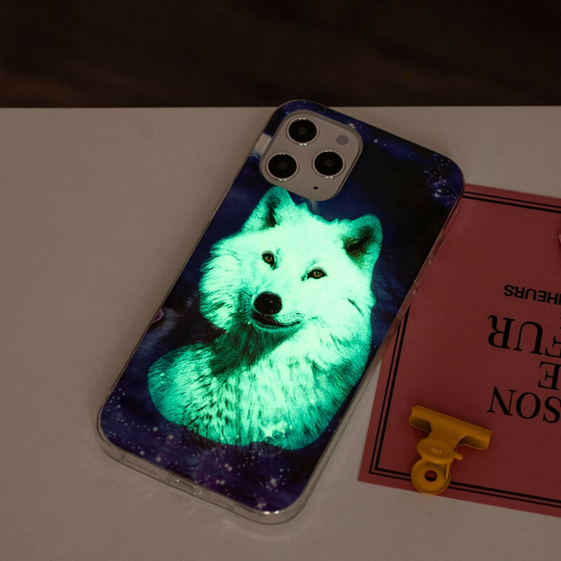 Coque iPhone 12 Pro Max Série Loup Fluorescente Coque iPhone 12 Pro Max Série Loup Fluorescente