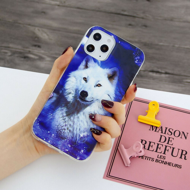 Coque iPhone 12 Pro Max Série Loup Fluorescente Coque iPhone 12 Pro Max Série Loup Fluorescente