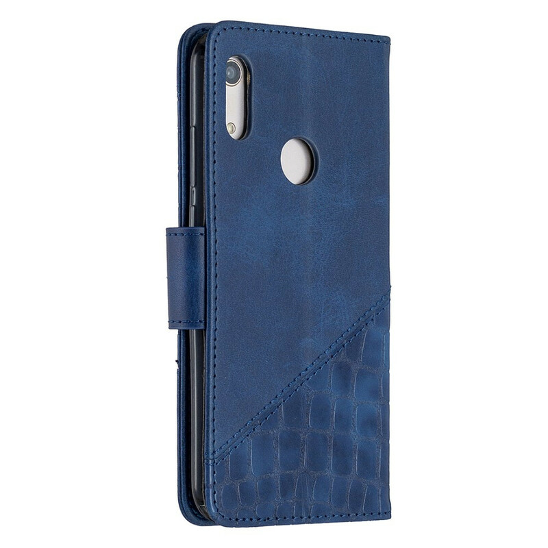 Housse Honor 8A Effet Peau de Crocodile Classique Housse Honor 8A Effet Peau de Crocodile Classique