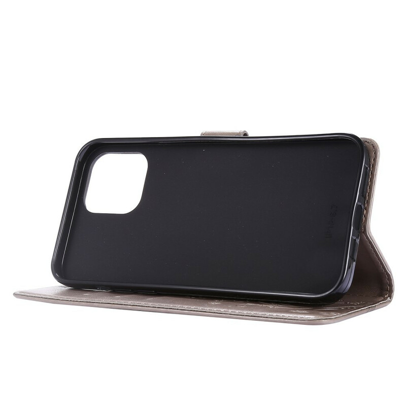 Housse iPhone 12 Pro Max Papillons et Fleurs Lanière Housse iPhone 12 Pro Max Papillons et Fleurs Lanière